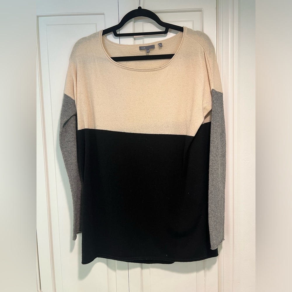 Vince color block sweater